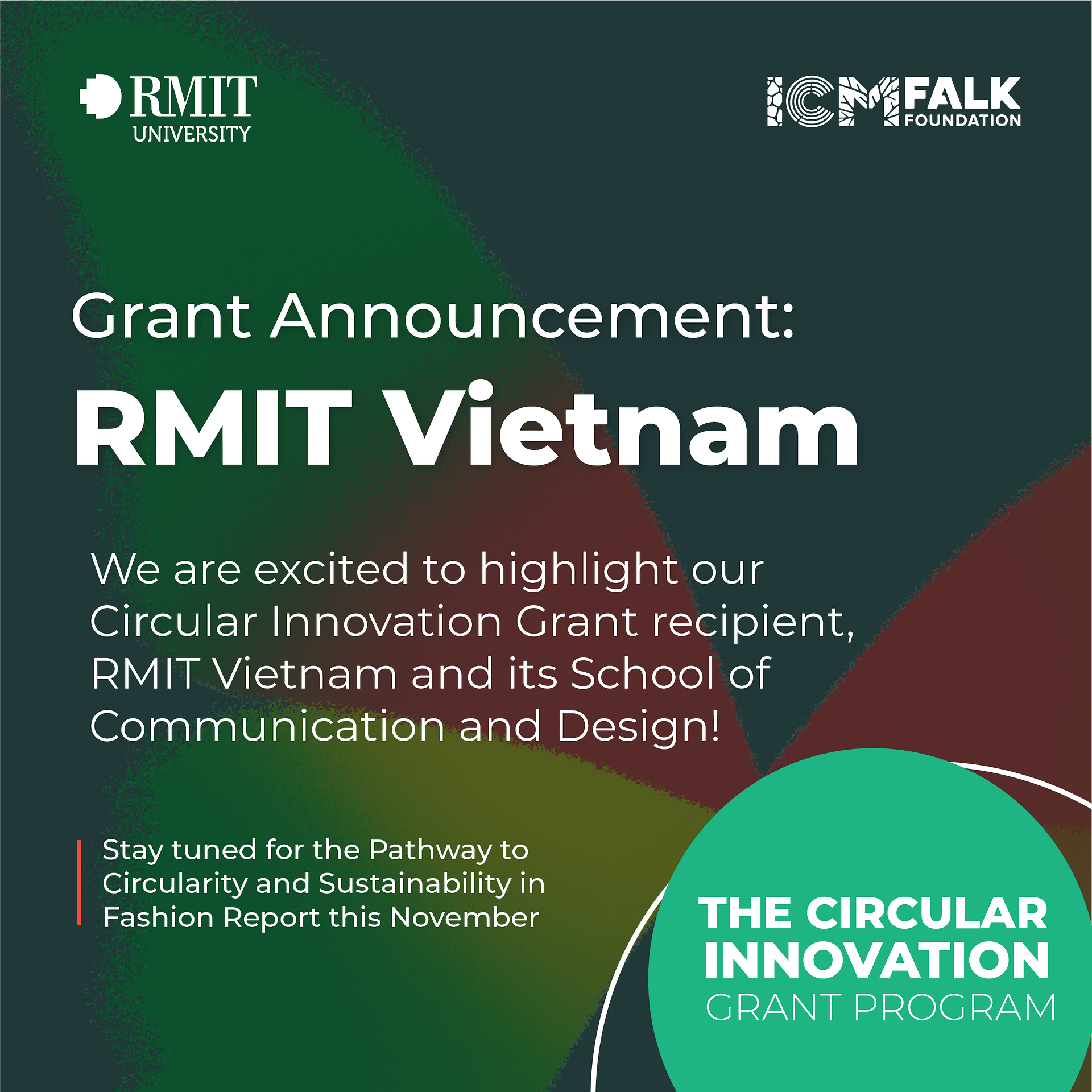 Grant Announcement for RMIT Vietnam— “Pathways to Circularity and Sustainability in Fashion” Research
